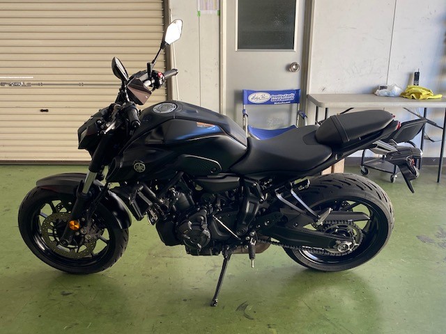 a Yamaha MT-07 from Japan Shipped It Overseas by Air