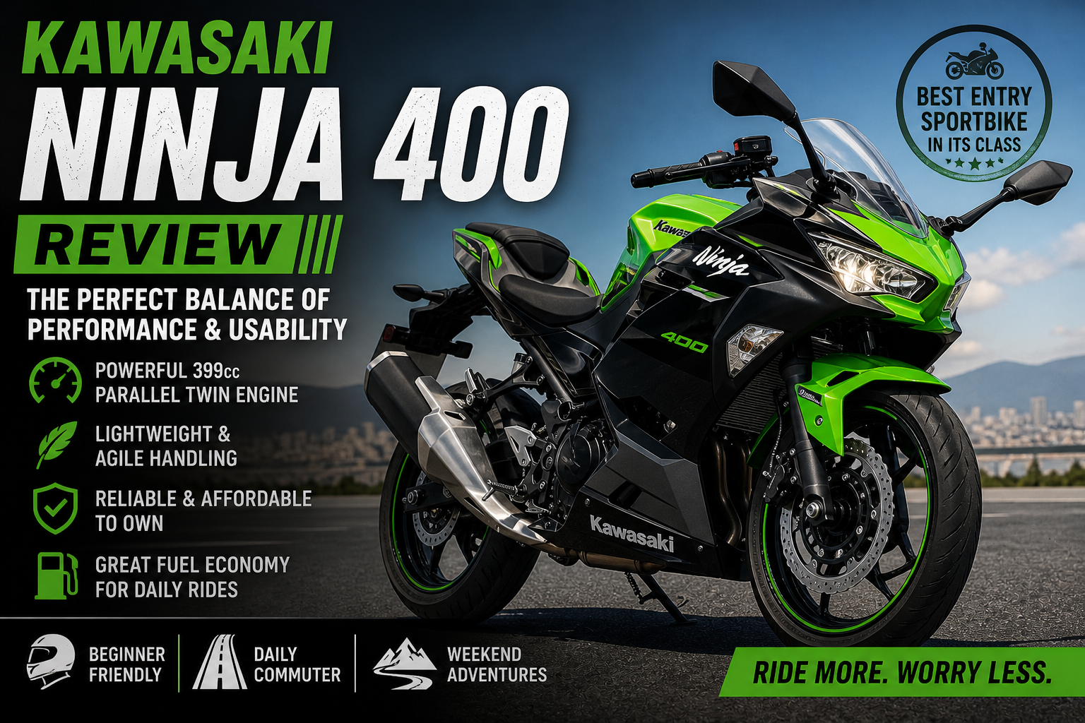 Kawasaki Ninja 400 for Sale from Japan Review  Specs,& Buying Guide