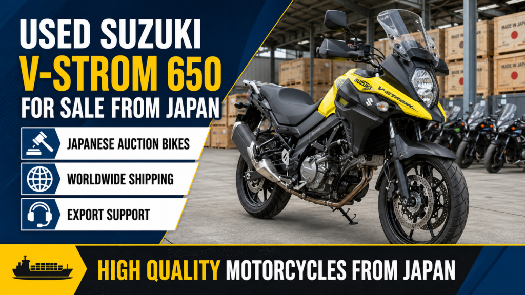 Used Suzuki V-Strom 650 for Sale from Japan: Adventure Touring Export Guide