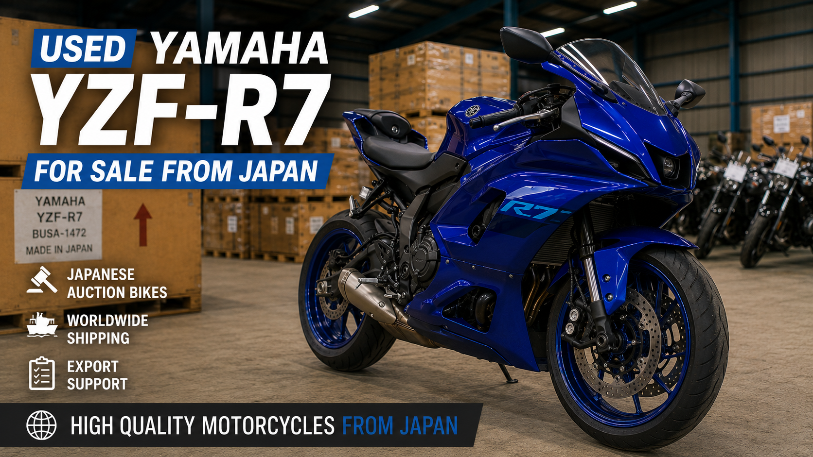 Used Yamaha YZF-R7 for Sale from Japan: Price, Specs & Export Guide