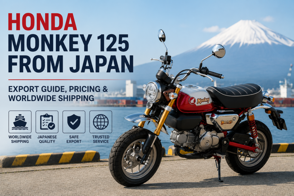 Honda Monkey 125 from Japan: Export Guide, Pricing & Worldwide Shipping