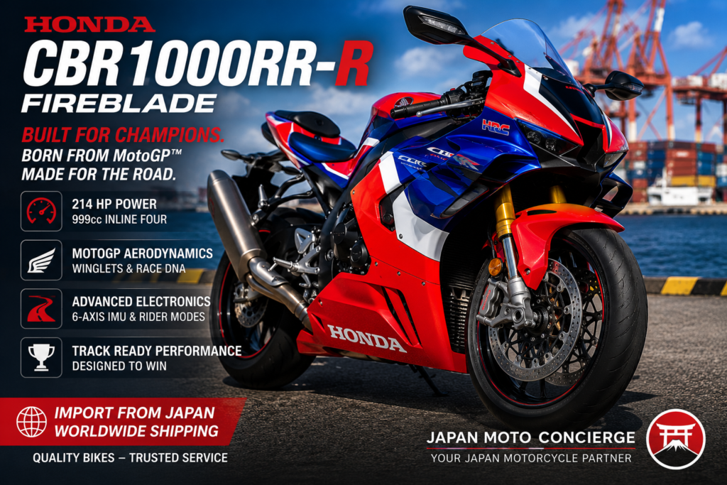Honda CBR1000RR-R Fireblade for Sale from Japan: Review, Specs & Buying Guide (Used & New)