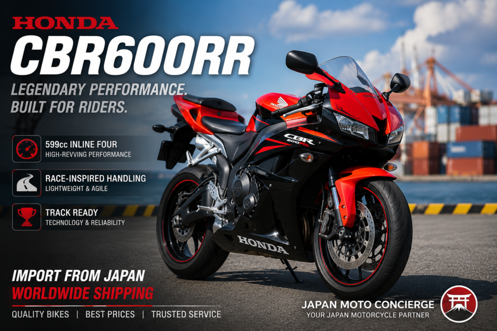 Honda CBR600RR for Sale from Japan: Review, Specs & Buying Guide (Used & New)