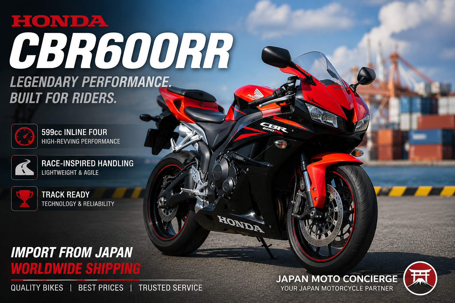 Honda CBR600RR for Sale from Japan: Review, Specs & Buying Guide (Used & New)
