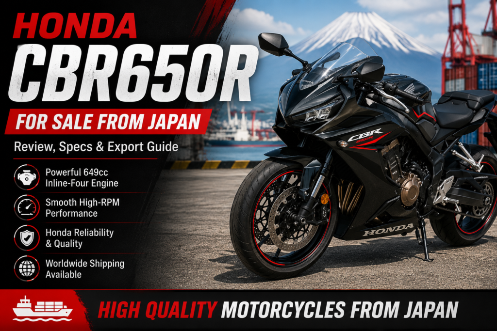 Honda CBR650R for Sale from Japan: Review, Specs, Price & Buying Guide
