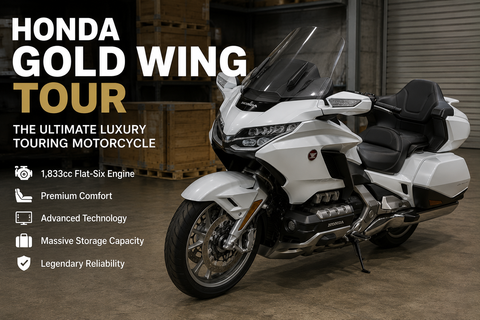 Honda Gold Wing Tour for Sale from Japan – The Ultimate Luxury Touring Motorcycle