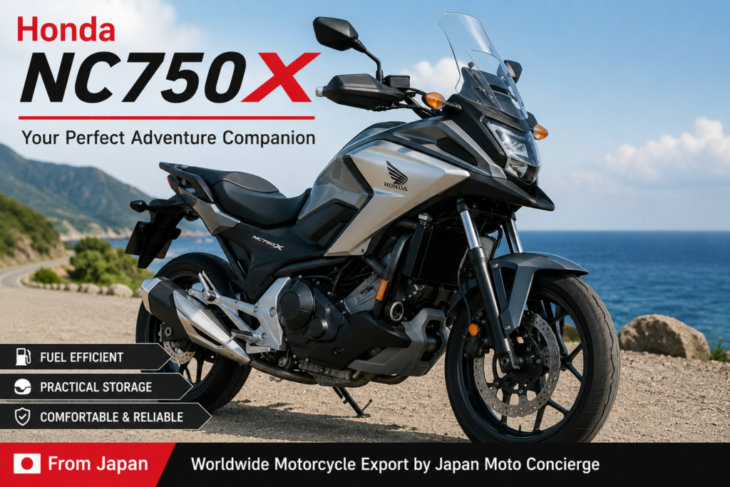 Honda NC750X for Sale from Japan – Reliable Adventure Crossover Motorcycle Export