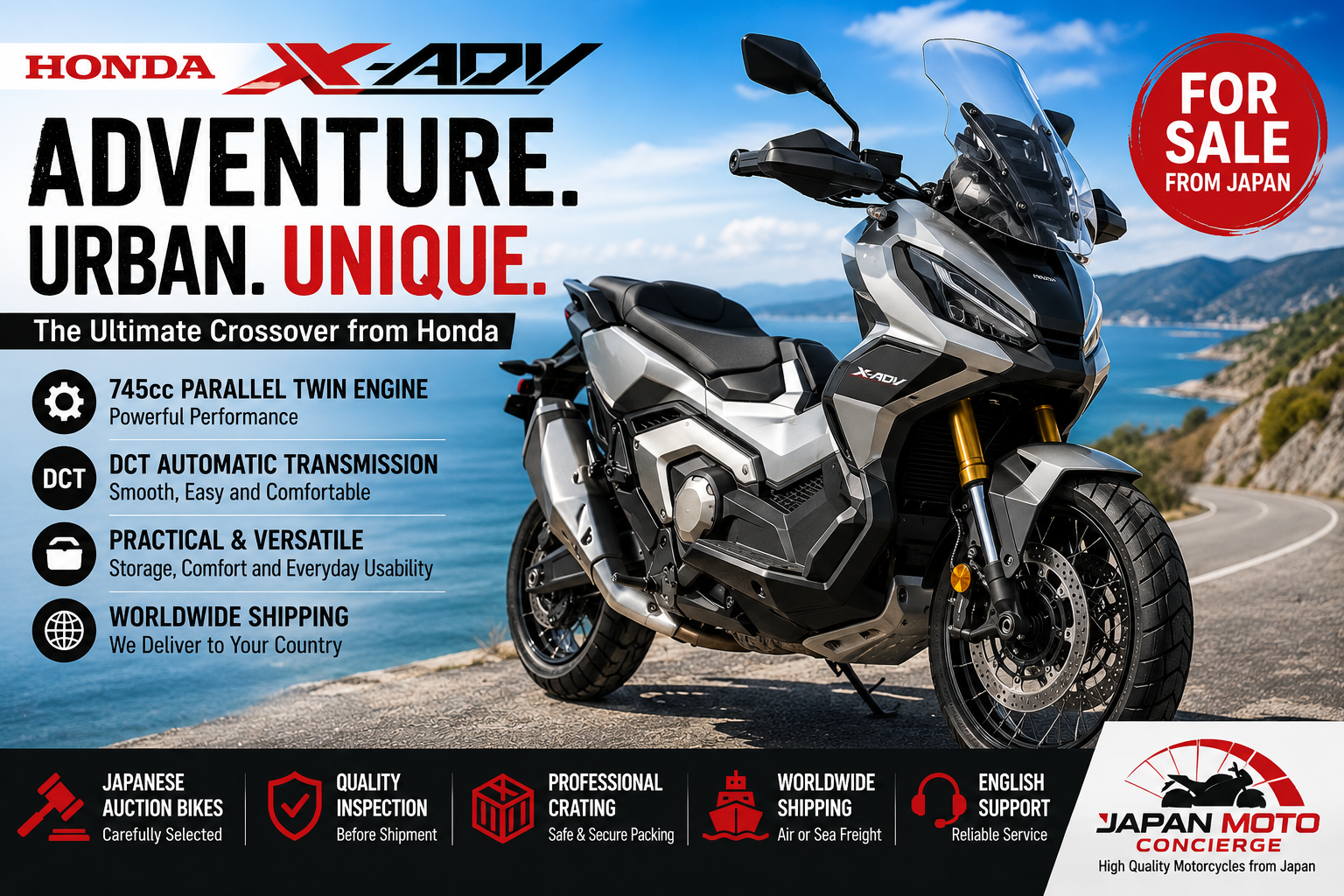 Honda X-ADV for Sale from Japan: Review, Specs, Price & Buying Guide