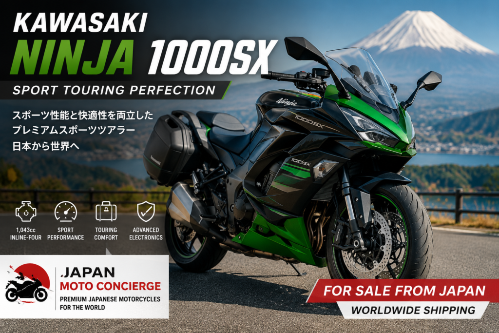 Kawasaki Ninja 1000SX for Sale from Japan – Premium Sport Touring Motorcycle Export