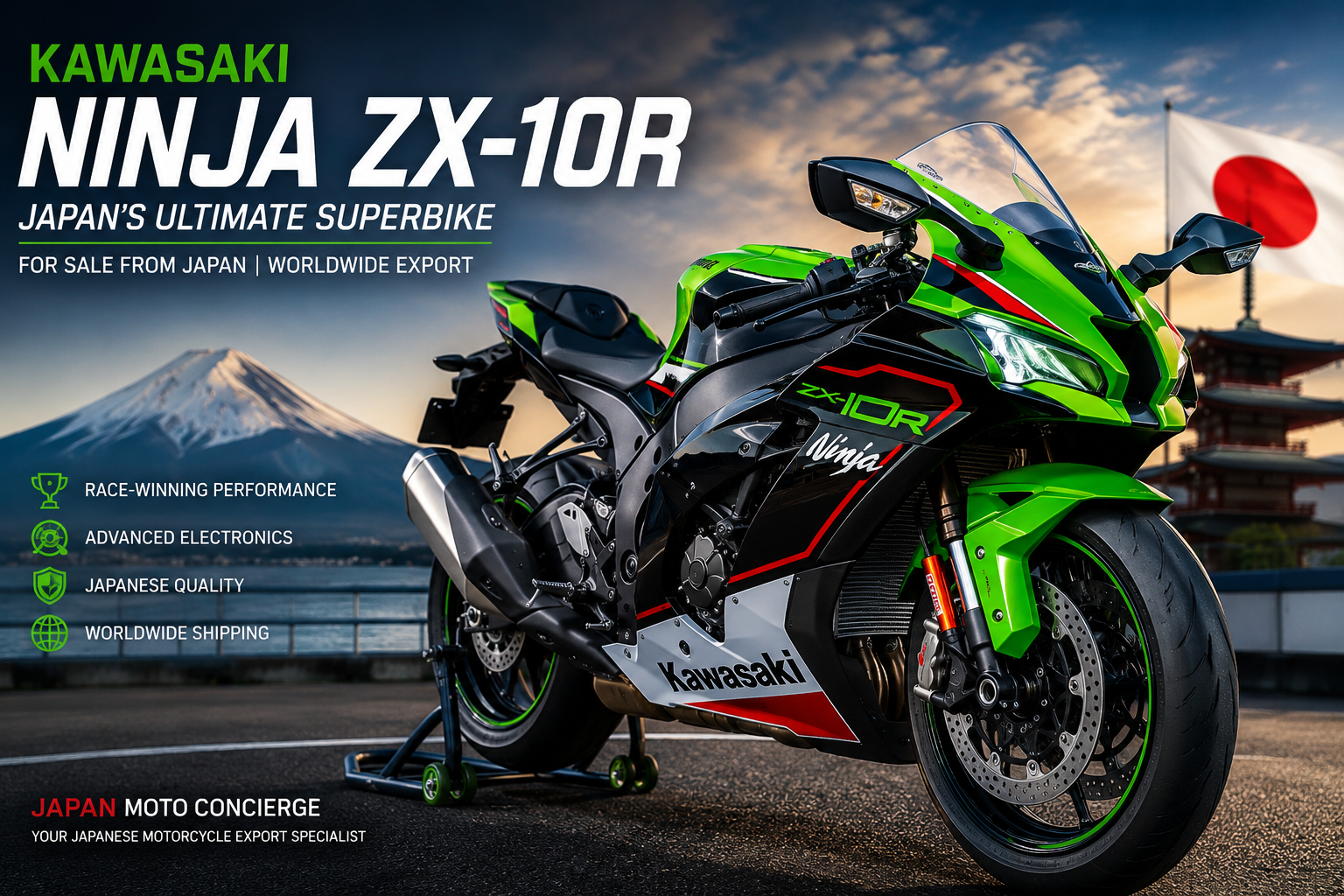 Kawasaki Ninja ZX-10R for Sale from Japan – Ultimate Superbike Export