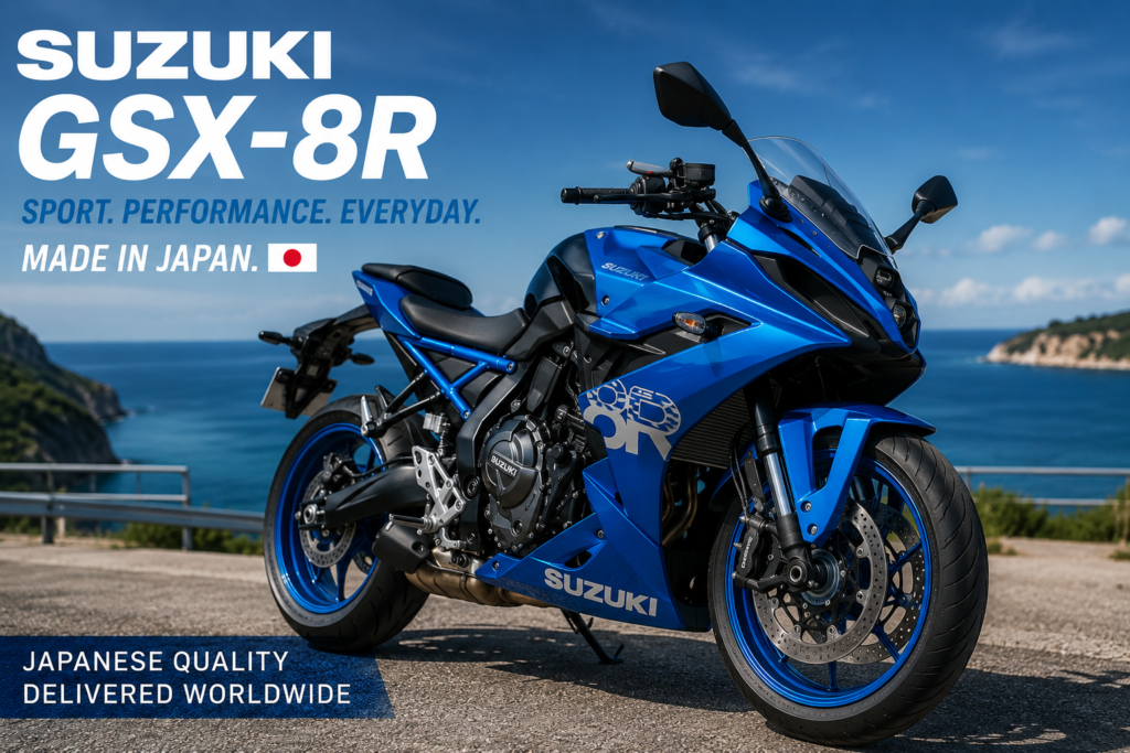 Suzuki GSX-8R for Sale from Japan – Premium Japanese Sport Motorcycle Export