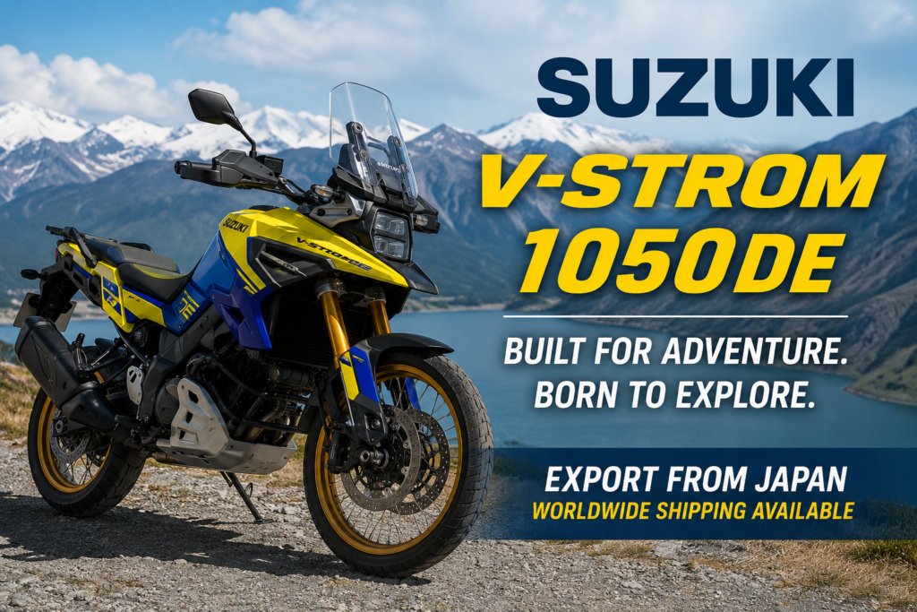 Suzuki V-Strom 1050DE for Sale from Japan – Premium Adventure Touring Motorcycle Export